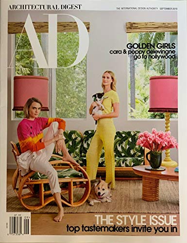 Architectural Digest Magazine (September, ) Cara & Poppy Delevingne