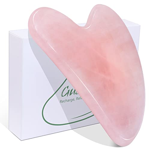 BAIMEI Gua Sha Facial Tool for Self Care, Massage Tool for Face and Body Treatment, Relieve Tensions and Reduce Redness, Skin Care Tools for Men Women, Valentine's Day Gifts  