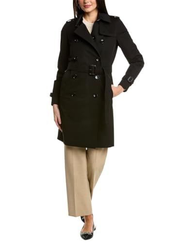 BURBERRY Womens Trench Coat, , Black