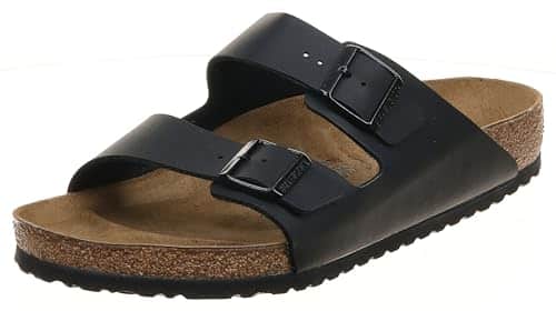 Birkenstock Unisex Arizona Sandal,Black Birko Flor, EU