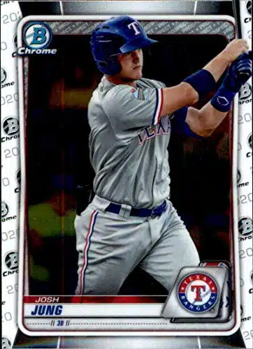 Bowman Chrome Prospects #BCP Josh Jung RC Rookie Texas Rangers MLB Baseball Trading Card