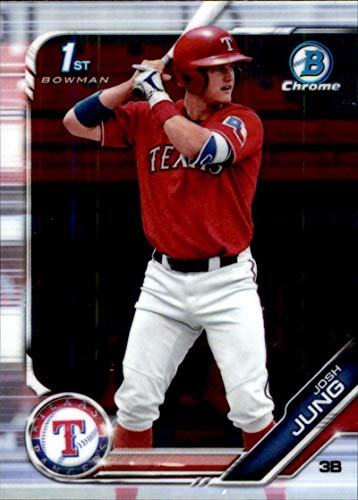 Bowman Draft Chrome#BDC Josh Jung Texas Rangers Baseball Card