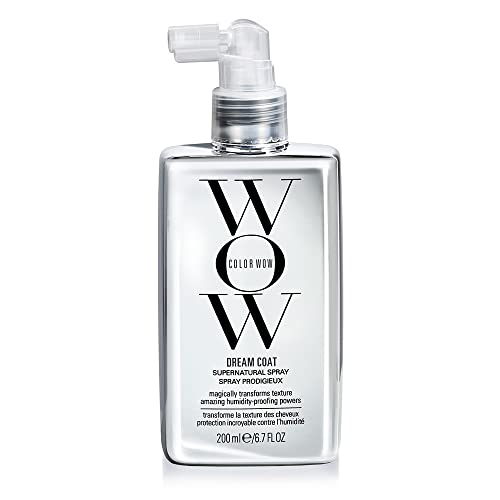 COLOR WOW Dream Coat Supernatural Spray, Fl Oz  Keep Your Hair Frizz Free and Shiny No Matter the Weather with Award Winning Anti Frizz Spray