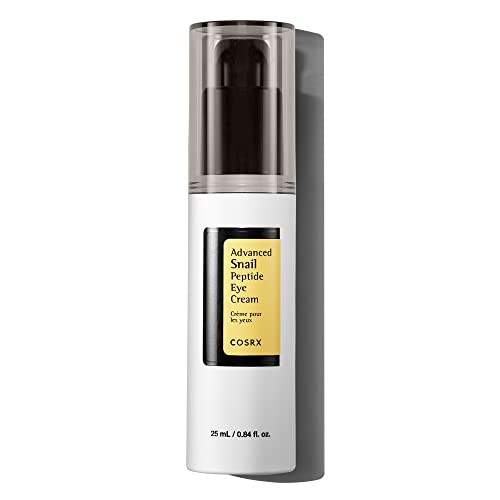 COSRX Advanced Snail Peptide Eye Cream with % Snail Mucin + % Niacinamide, fl.oz  ml  Brightening Night Cream for Fine Lines & Dark Circles, Korean Skin Care, Not Tested on An