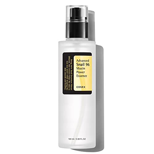 COSRX Snail Mucin % Power Repairing Essence fl.oz ml, Hydrating Serum for Face with Snail Secretion Filtrate for Dull Skin & Fine Lines, Korean Skincare
