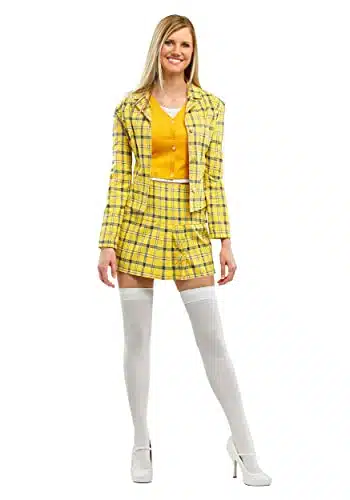 Cher Clueless Costume Officially Licensed Clueless Costume for Women Medium Yellow