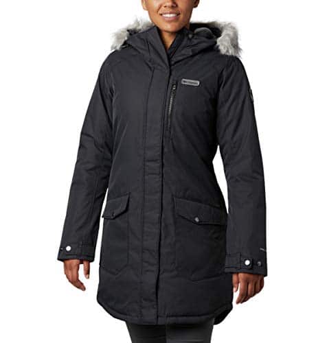 Columbia Women's Suttle Mountain Long Insulated Jacket, Black, Large