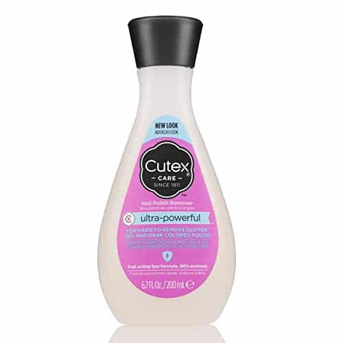 Cutex Gel Nail Polish Remover, Gifts for Women, Stocking Stuffers, Ultra Powerful & Removes Glitter and Dark Colored Paints, Paraben Free, Fl Oz