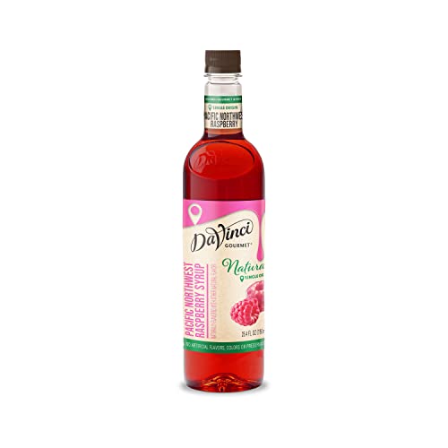 DaVinci Gourmet Naturals Pacific Northwest Raspberry Syrup, Fluid Ounce (Pack of )