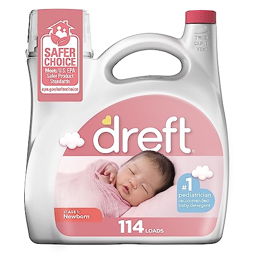 Dreft Stage Newborn Baby Liquid Laundry Detergent loads fl oz