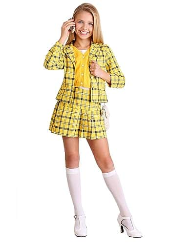 Girls Clueless Cher Costume Clueless Costume for Kids X Small