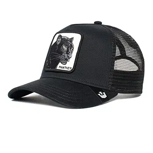 Goorin Bros. The Farm Unisex Original Adjustable Snapback Trucker Hat, Black (Panther), One Size