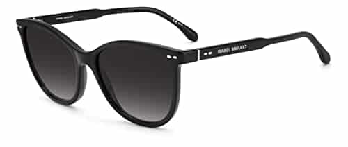 Isabel Marant Women's Rounded Cat Eye Sunglasses, Black, One Size