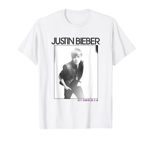 Justin Bieber Official My World Photo T Shirt