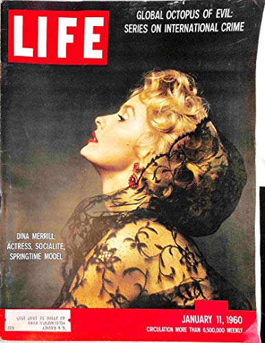 LIFE Magazine   JANUARY ,   DINA MERRILL COVER