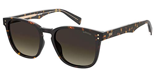 Levi's LV S Square Sunglasses, Brown, mm, mm