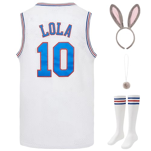 Mens #Bugs and Lola #Jerseys Couple Halloween Costumes Sets Space Basketball Jersey (Small, hite)