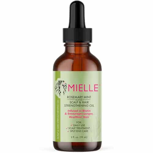 Mielle Organics Rosemary Mint Scalp & Hair Strengthening Oil for All Hair Types, Fluid Ounces
