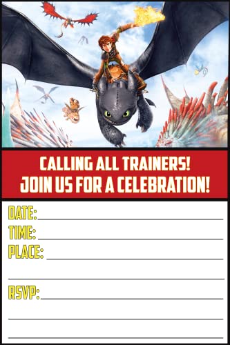 NATURAL BEHAVIOUR x how to train Birthday Invitations and Envelopes  Fill in Happy Birthday Party Invitations for Kids, XInches, Postcard Style