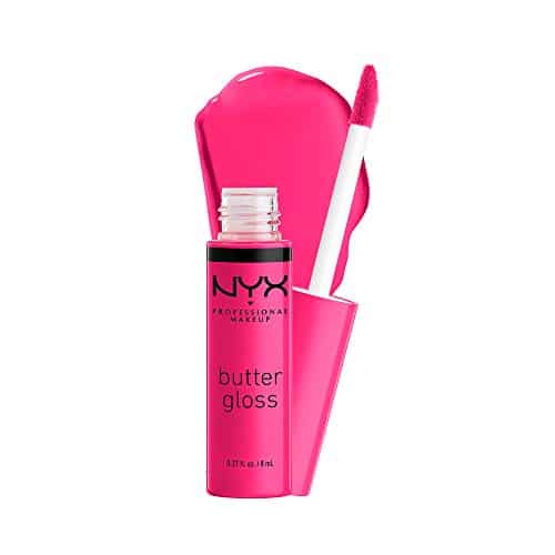 NYX PROFESSIONAL MAKEUP Butter Gloss, Non Sticky Lip Gloss   Summer Fruit (Hot Pink)