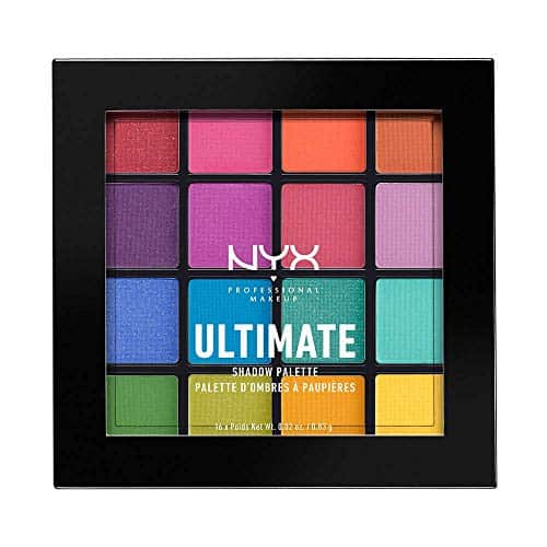 NYX PROFESSIONAL MAKEUP Ultimate Shadow Palette, Eyeshadow Palette   Brights