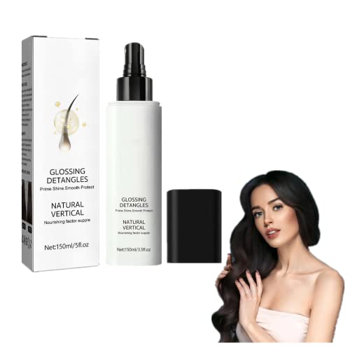 PONPRNGY Hair Products By Jennifer Aniston   ml Disposable Hair Care Glossing Detangler Spray, Wash Free Hair Care Spray for Lazy People, Moisturizing Repair Dry Hair (pc)