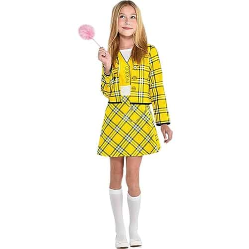 Party City Cher Halloween Costume for Girls, Clueless, Medium (), with Dress and Pen
