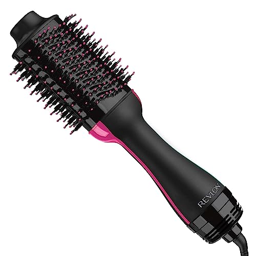 REVLON One Step Volumizer Enhanced Hair Dryer and Hot Air Brush  Now with Improved Motor  Amazon Exclusive (Black)