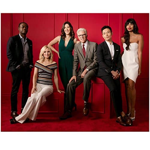 The Good Place William Jackson Harper as Chidi Kristin Bell as Eleanor D'Arcy Carden as Janet Ted Danson as Michael Manny Jacinto as Jason and Jameela Jamil as Tahani x Inch Photo