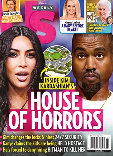 US WEEKLY MAGAZINE   FEBRUARY ,   INSIDE KIM KARDASHIAN'S HOUSE OF HORROR