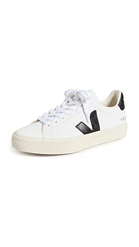 Veja Women's Campo Sneakers, Extra WhiteBlack, edium US