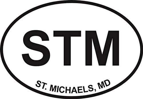Vinyl Overlays St. Michaels, MD Euro Oval Bumper Sticker