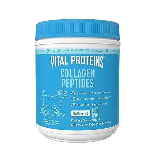 Vital Proteins Collagen Peptides Powder, Promotes Hair, Nail, Skin, Bone and Joint Health, Zero Sugar, Unflavored OZ