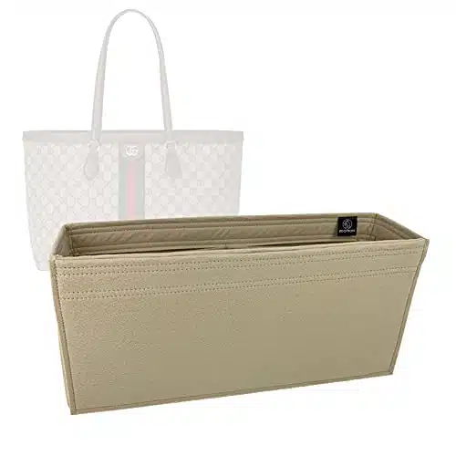 Zoomoni Premium Bag Organizer for Gucci Ophidia GG Medium Tote (HandmadeColor Options) [Purse Organiser, Liner, Insert, Shaper]