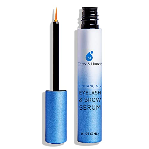 Advanced Eyelash Serum for Thicker, Longer Eyelashes and Eyebrows   Grow Luscious Lashes with Brow Enhancer (mL)