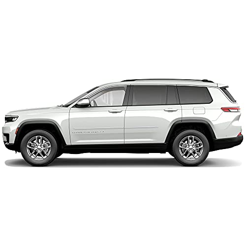 Dawn Enterprises, Inc. FECHER L Custom Body Side Molding Compatible with Jeep Grand Cherokee L   Bright White (P)