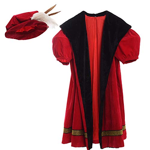GRACERT Renaissance Men's King Henry VIII Costume with Hat Small