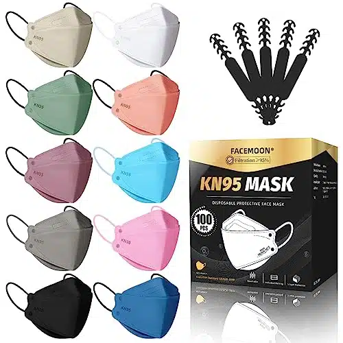KNFace Mask Disposable Adults   Pack Adjustable Layer Protection KNFace Mask Breathable Comfortable Respirator KNask Individually Wrapped Women Men