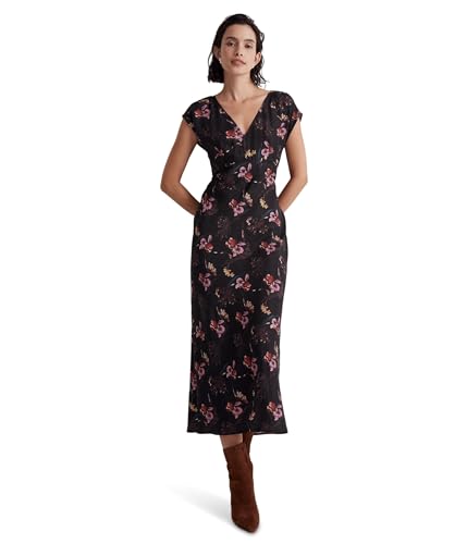 Madewell Belinda Dress Floral True Black
