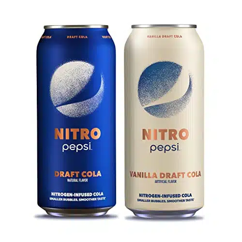 Pepsi Nitro, Draft Cola & Vanilla Draft Cola Variety Pack, oz Cans (Pack)