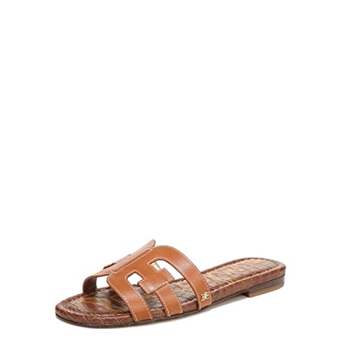 Sam Edelman Womens Bay Classic Slide Sandal, Saddle,