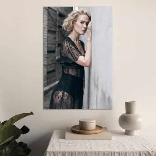 Sarah Paulson poster   Room wall decor   Canvas prints