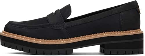TOMS Cara BlackBlack Leather B (M)
