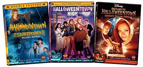 The Complete Witches Series Halloweentown Disney Halloween Magic & Kalabar's Revenge + Halloweentown High School & Return to Halloweentown Teen family fun Feature Movies Treat