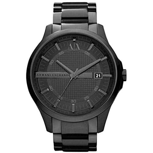 AX ARMANI EXCHANGE Men's Black Stainless Steel Watch (Model AX)