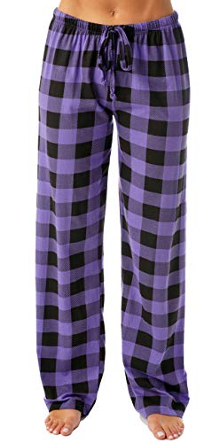 Just Love Women Buffalo Plaid Pajama Pants Sleepwear PUR S