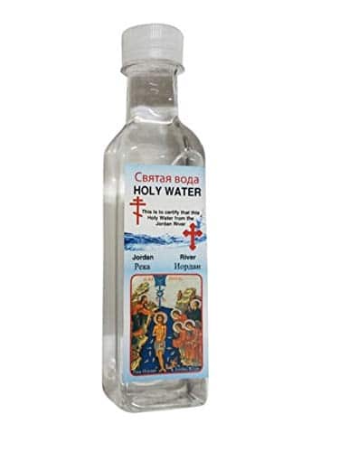 STRONG FAITH Blessed Prayer Holy Water from The Jordan River in The Holy Land (Water ml)