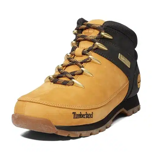 Timberland Men's Ankle Chukka Boots, Yellow Wheat Nubuck W Black, EU