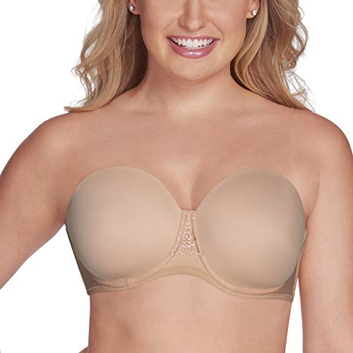 Vanity Fair womens Beauty Back Smoothing Strapless (b   dd) Bra, Rose Beige, D US
