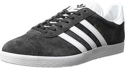 adidas Originals Gazelle Foundation Dark Grey Heather Solid GreyWhiteGold Metallic